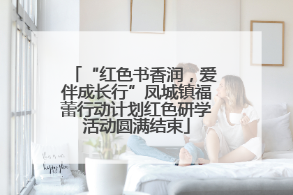 “红色书香润，爱伴成长行”凤城镇福蕾行动计划红色研学活动圆满结束