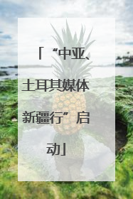 “中亚、土耳其媒体新疆行”启动