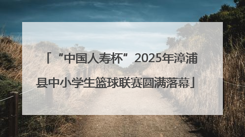 “中国人寿杯”2025年漳浦县中小学生篮球联赛圆满落幕