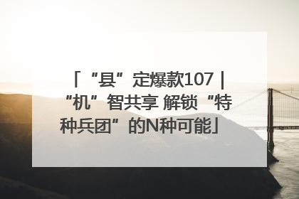 “县”定爆款107｜“机”智共享 解锁“特种兵团”的N种可能