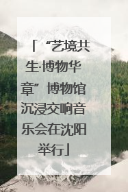 “艺境共生·博物华章”博物馆沉浸交响音乐会在沈阳举行
