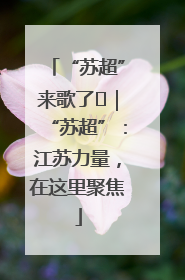 “苏超”来歌了⑪｜“苏超”：江苏力量，在这里聚焦