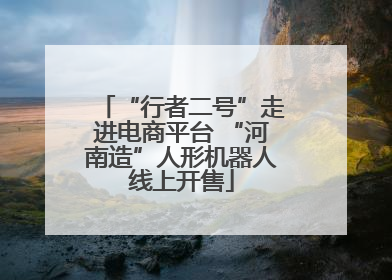 “行者二号”走进电商平台 “河南造”人形机器人线上开售