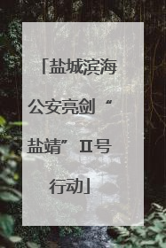 盐城滨海公安亮剑“盐靖”Ⅱ号行动
