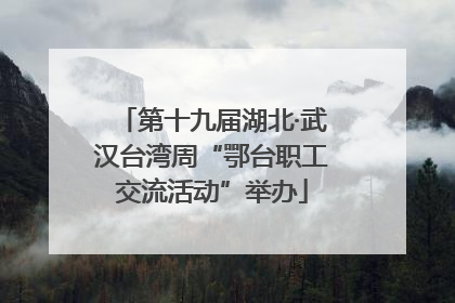 第十九届湖北·武汉台湾周“鄂台职工交流活动”举办