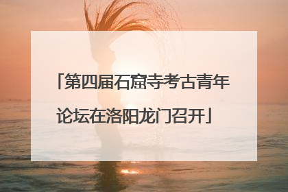 第四届石窟寺考古青年论坛在洛阳龙门召开