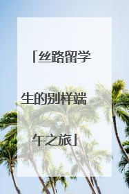 丝路留学生的别样端午之旅