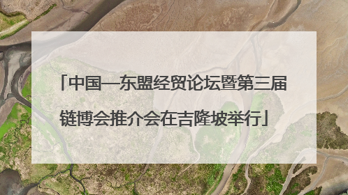 中国—东盟经贸论坛暨第三届链博会推介会在吉隆坡举行