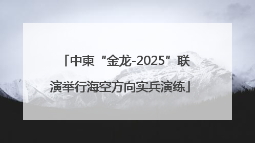 中柬“金龙-2025”联演举行海空方向实兵演练
