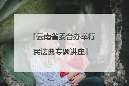 云南省委台办举行民法典专题讲座