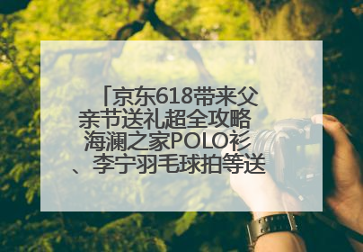 京东618带来父亲节送礼超全攻略 海澜之家POLO衫、李宁羽毛球拍等送到爸爸心坎上