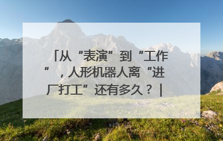 从“表演”到“工作”，人形机器人离“进厂打工”还有多久？｜机器人商业新纪元
