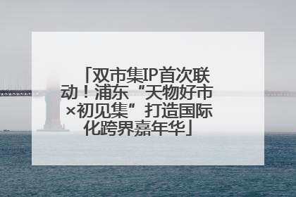 双市集IP首次联动！浦东“天物好市×初见集”打造国际化跨界嘉年华