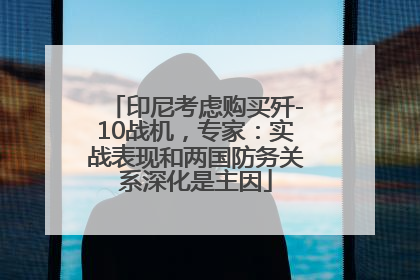 印尼考虑购买歼-10战机，专家：实战表现和两国防务关系深化是主因