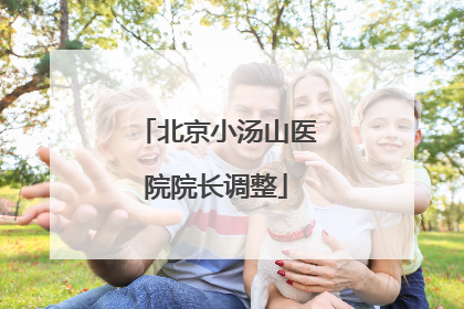 北京小汤山医院院长调整