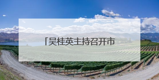 吴桂英主持召开市委财经委员会会议