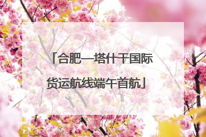 合肥—塔什干国际货运航线端午首航