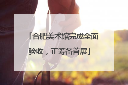 合肥美术馆完成全面验收，正筹备首展