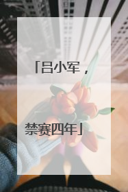 吕小军，禁赛四年