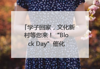 学子回家，文化新村等您来！“Block Day”催化学院式街区新生态