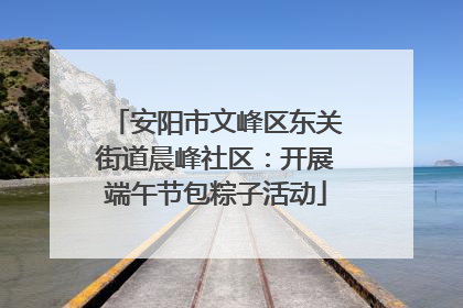 安阳市文峰区东关街道晨峰社区：开展端午节包粽子活动