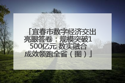 宜春市数字经济交出亮眼答卷：规模突破1500亿元 数实融合成效领跑全省（图）