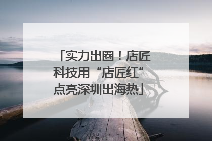 实力出圈！店匠科技用“店匠红”点亮深圳出海热
