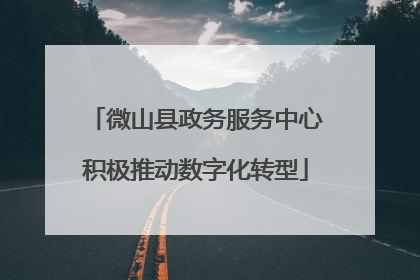 微山县政务服务中心积极推动数字化转型