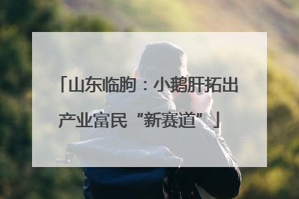 山东临朐：小鹅肝拓出产业富民“新赛道”