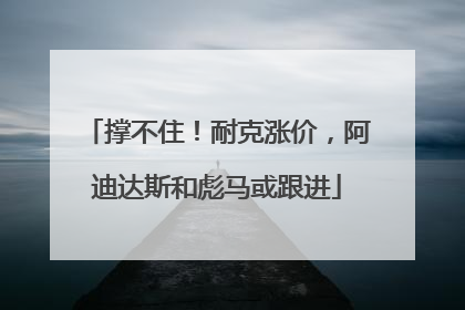 撑不住！耐克涨价，阿迪达斯和彪马或跟进