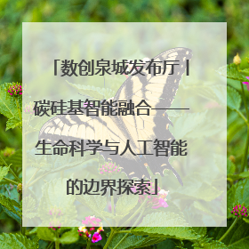 数创泉城发布厅丨碳硅基智能融合——生命科学与人工智能的边界探索