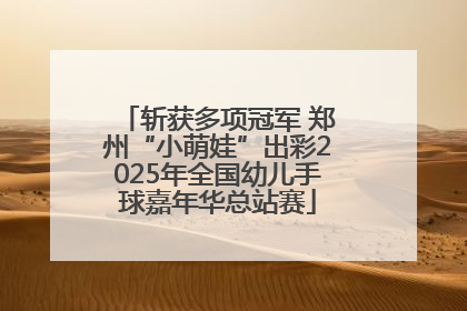 斩获多项冠军 郑州“小萌娃”出彩2025年全国幼儿手球嘉年华总站赛