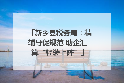 新乡县税务局：精辅导促规范 助企汇算“轻装上阵”