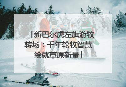 新巴尔虎左旗游牧转场：千年轮牧智慧绘就草原新景