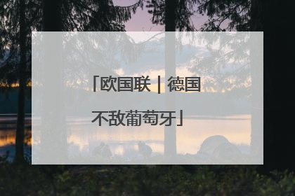 欧国联｜德国不敌葡萄牙