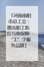 河南南阳市总工会：擦亮职工医疗互助保障“工”字服务品牌