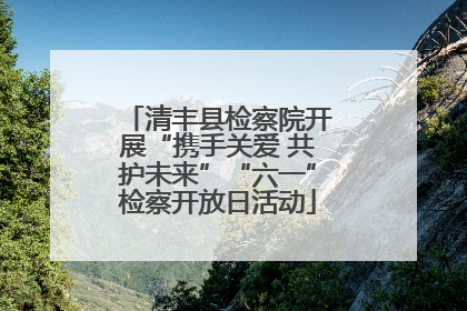 清丰县检察院开展“携手关爱 共护未来”“六一”检察开放日活动