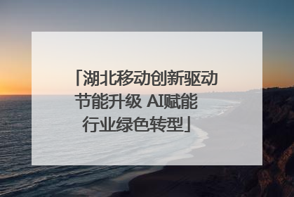 湖北移动创新驱动节能升级 AI赋能行业绿色转型