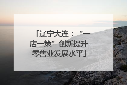 辽宁大连：“一店一策”创新提升零售业发展水平