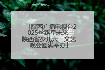 陕西广播电视台2025丝路星未来-陕西省少儿六一文艺晚会圆满举办