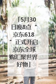 5月30日晚8点“京东618”正式开启 京东全球购汇聚世界好物