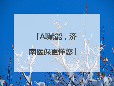 AI赋能，济南医保更懂您